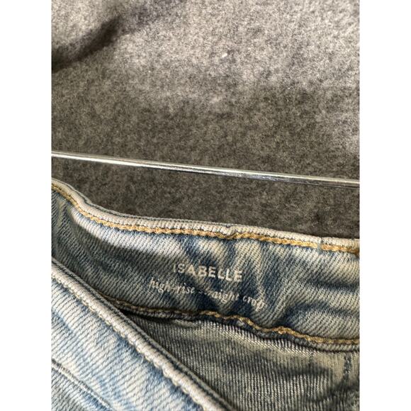 AG Adriano Goldschmied Jeans Women 32 The Isabelle High-Rise Straight Cropped - Picture 4 of 10